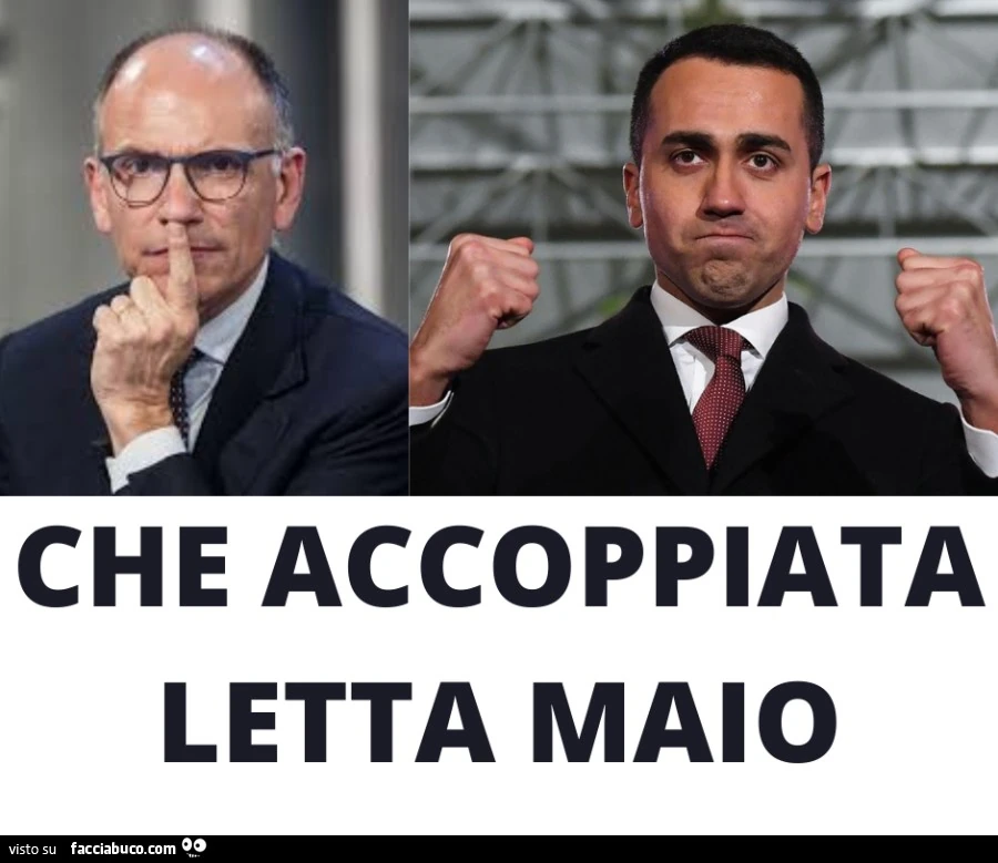 Letta e di maio