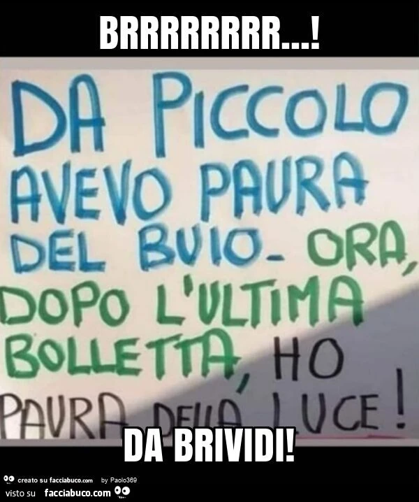 Brrrrrrrr&hellip; ! Da brividi