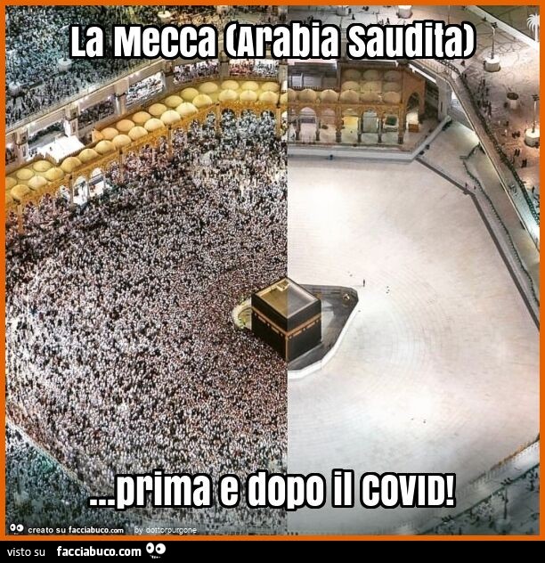 La mecca (arabia saudita)… prima e dopo il covid
