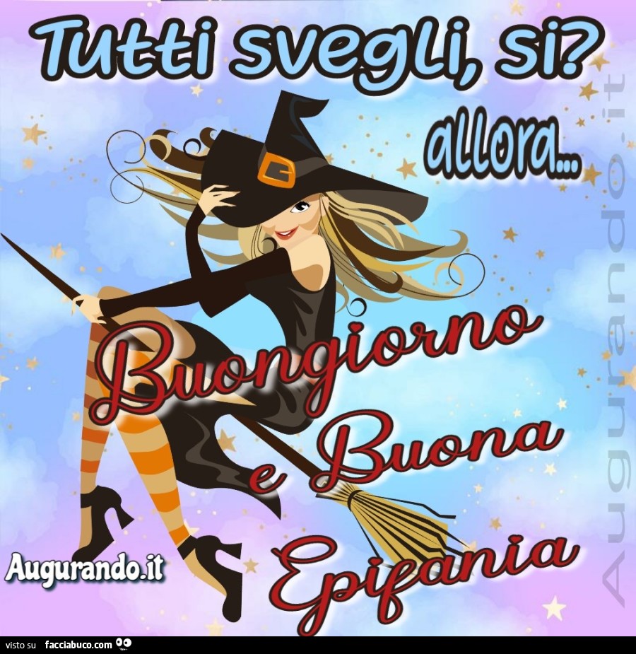 Saluti giorno befana