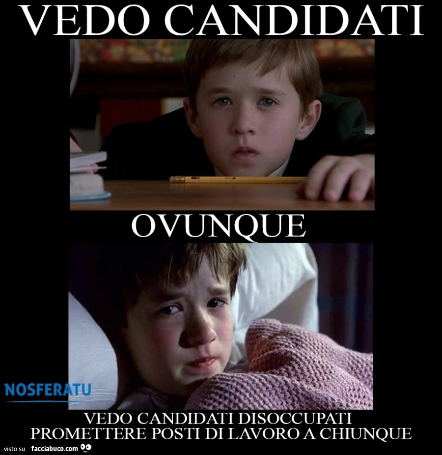 Candidato disoccupato promette posti di lavoro in cambio di voti