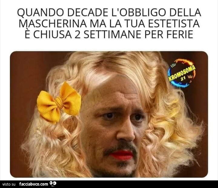 Quando decade l'obbligo della mascherina ma la tua estetista