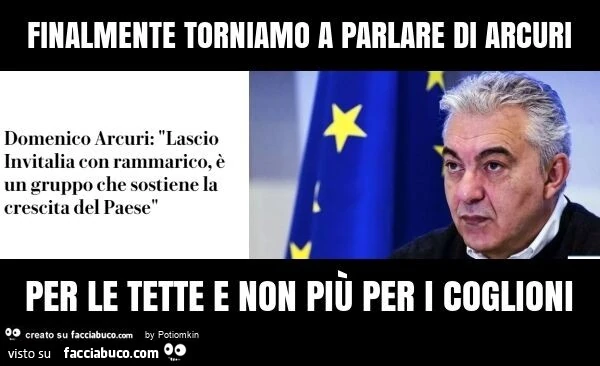 Finalmente torniamo a parlare di arcuri per le tette e non più per i coglioni