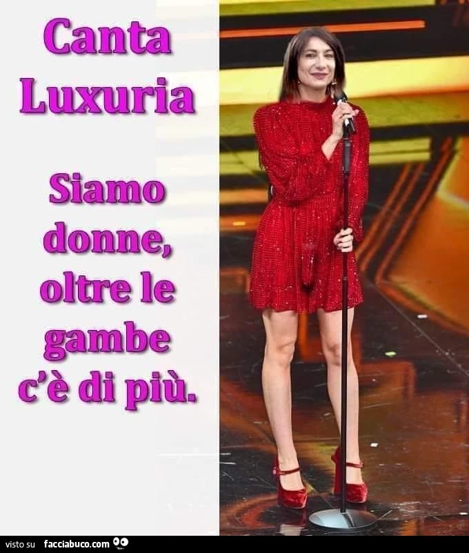 Canta Luxuria siamo donne. Oltre le gambe di più