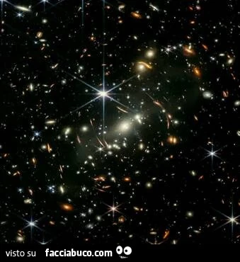 Ammasso di gakassie SMACS 0723, fotografato dal telescopio Webb