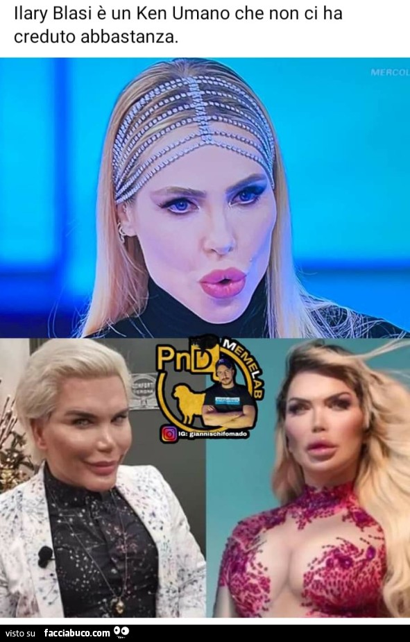 Ilary Blasi è un Ken umano che non ci ha creduto