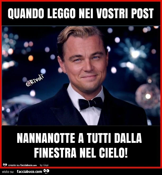 Quando leggo nei vostri post nannanotte a tutti dalla finestra nel cielo