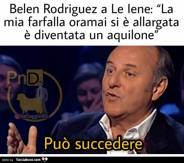 Belen Rodriguez a le iene la mia farfalla oramai si è allargata