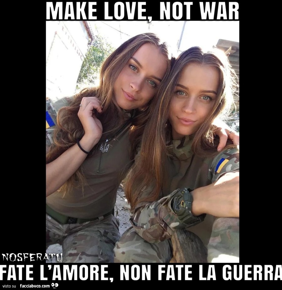 MAKE LOVE, NOT WAR