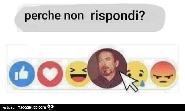 Perché non rispondi? Emoji