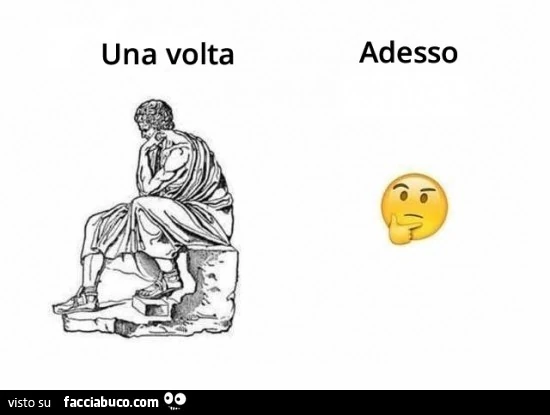 Una volta. Adesso emoji