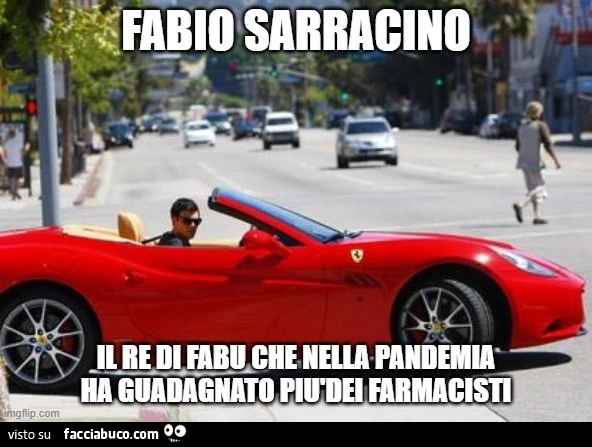 Fabio Sarracino il re di fabu che nella pandemia ha guadagnato più dei farmacisti