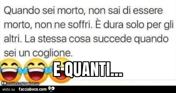 E quanti