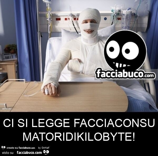 Ci si legge facciaconsumatoridikilobyte