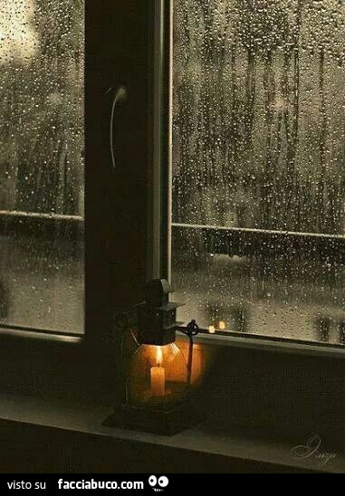 Pioggia meraviglia frescura vetri finestre