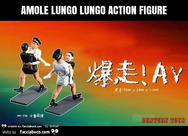 Amole lungo lungo action figure