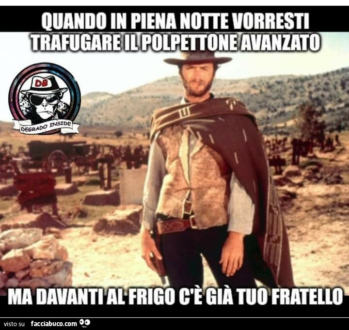 Quando in piena notte vorresti trafugare il polpettone avanzato