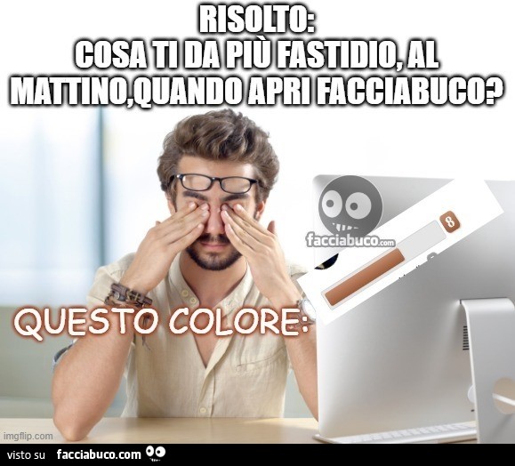 Fastidio agli occhi