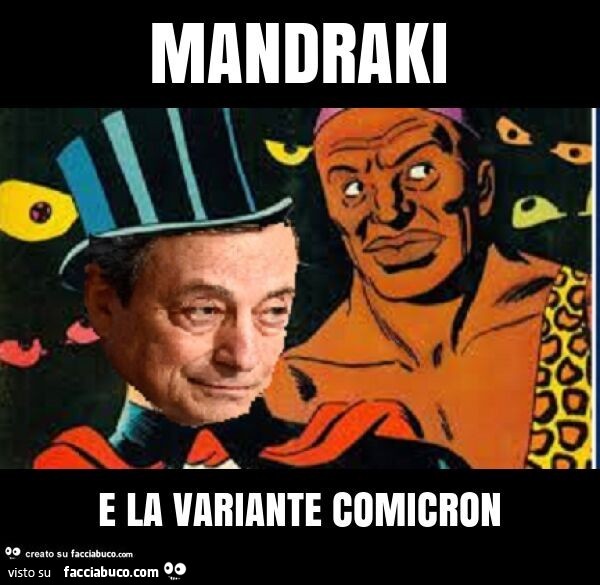 Mandraki e la variante comicron