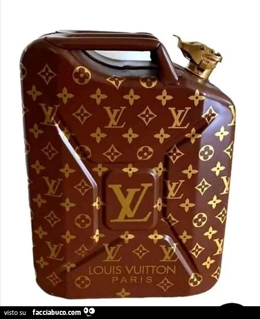 Tanica di benzina louis vuitton