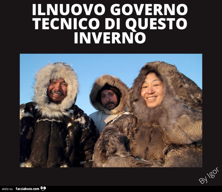 Il nuovo governo tecnico di questo inverno