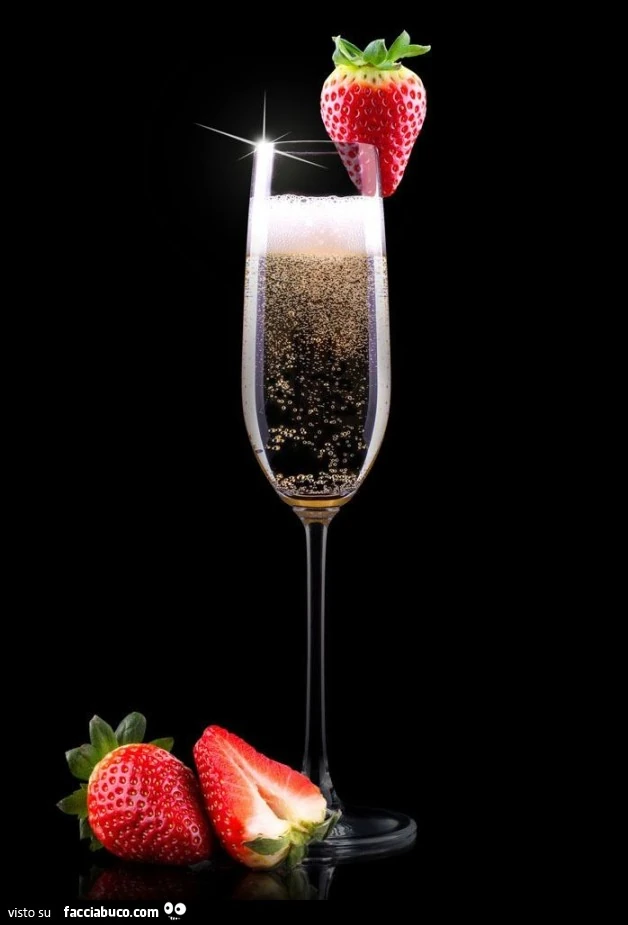 Champagne e fragola