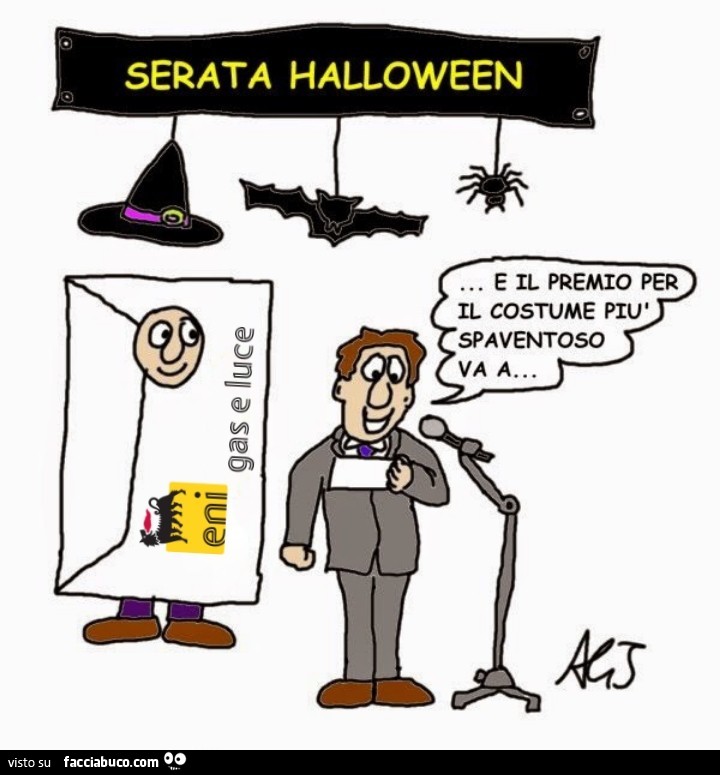 Serata Halloween. e il premio per il costume più spaventoso va a