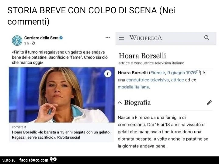 Storia breve con colpo di scena nei commenti