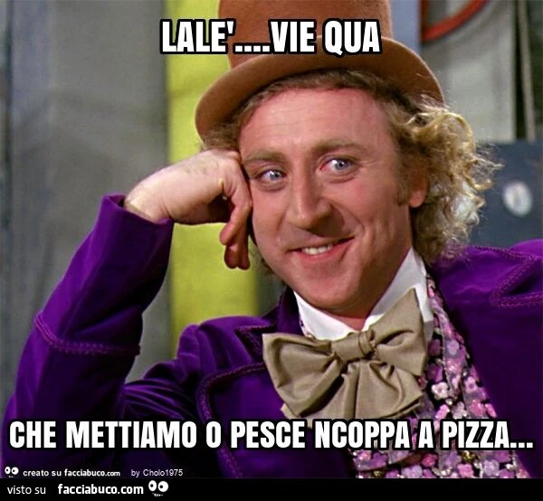 Lalè&hellip; vie qua che mettiamo o pesce ncoppa a pizza