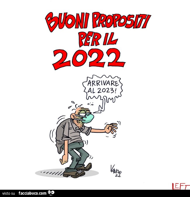 Buoni propositi per il 2022. Arrivare al 2023