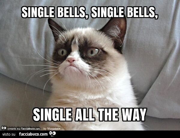 Single bells, single bells, single all the way