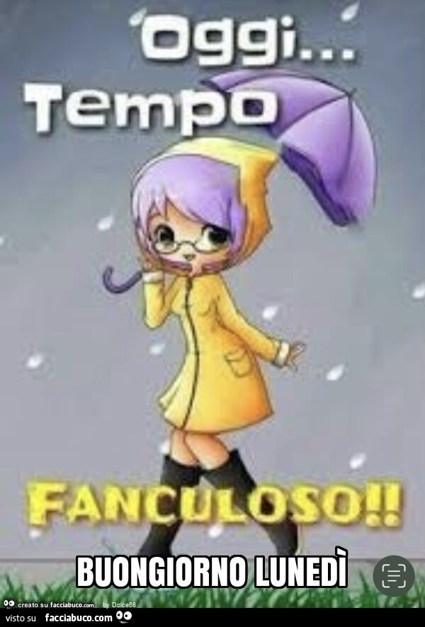 Buongiorno lunedì