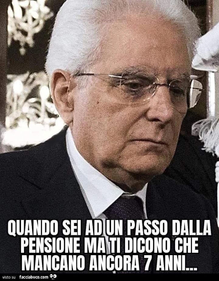 Quando sei ad un passo dalla pensione&hellip; ma ti dicono che mancano ancora 7 anni