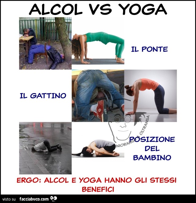 Alcol vs yoga