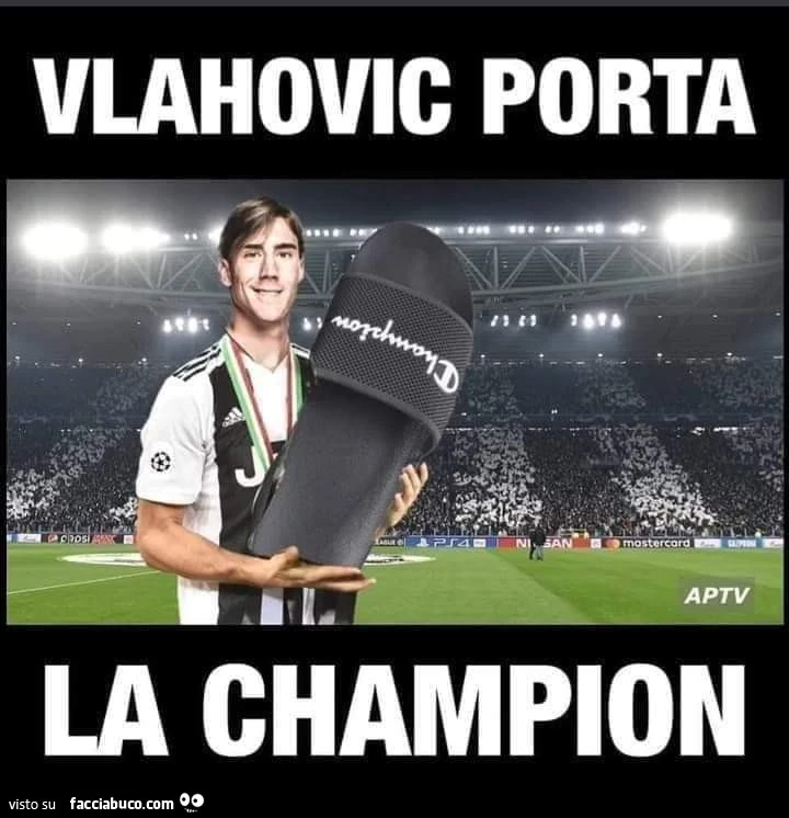 Vlahovic porta la Champion