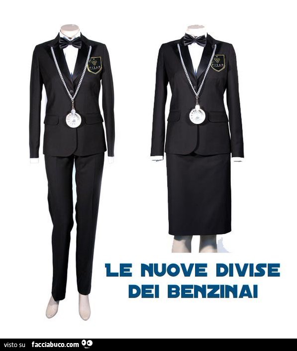 Le nuove divise dei benzinai