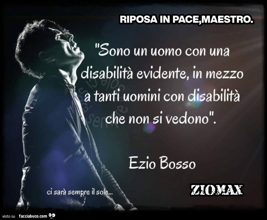 ...indubbiamente! Sante parole!! Che la terra ti sia lieve,grande… ...indubbiamente! Sante parole!! Che la terra ti sia lieve,grande…