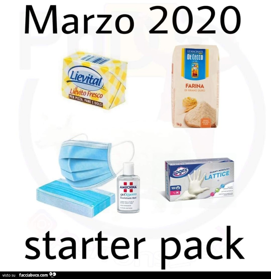 Marzo 2020 starter pack
