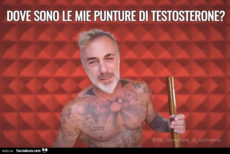 Dove sono le mie punture di testosterone?