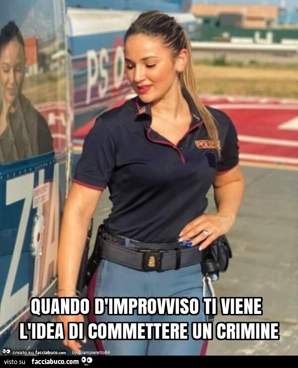 Quando d'improvviso ti viene l'idea di commettere un crimine