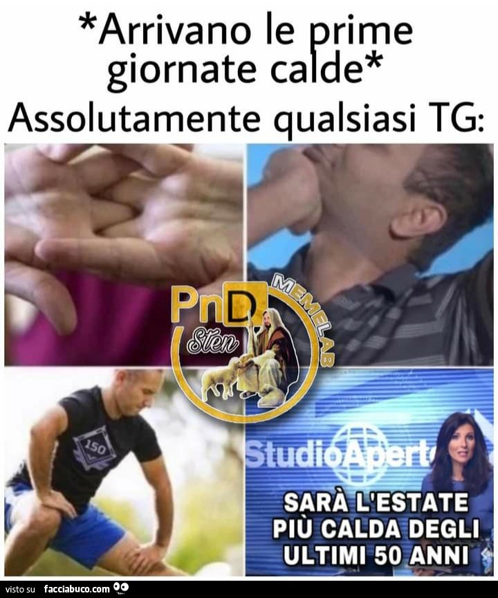 Arrivano le prime giornate calde assolutamente qualsiasi
