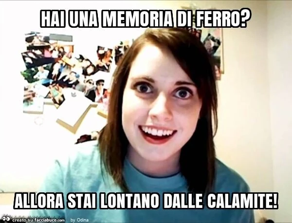 Hai una memoria di ferro? allora stai lontano dalle calamite