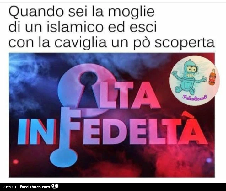 Quando sei la moglie di un islamico ed esci con la caviglia un po' scoperta