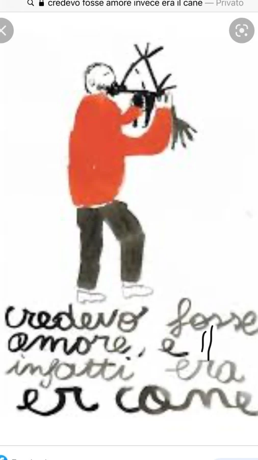 Credevo fosse amore e infatti era er cane