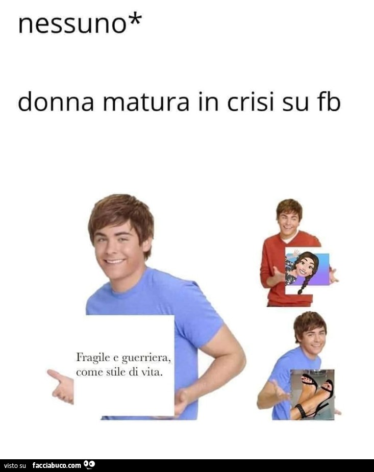 Donna matura in crisi su fb. Fragile e guerriera, come stile di vita