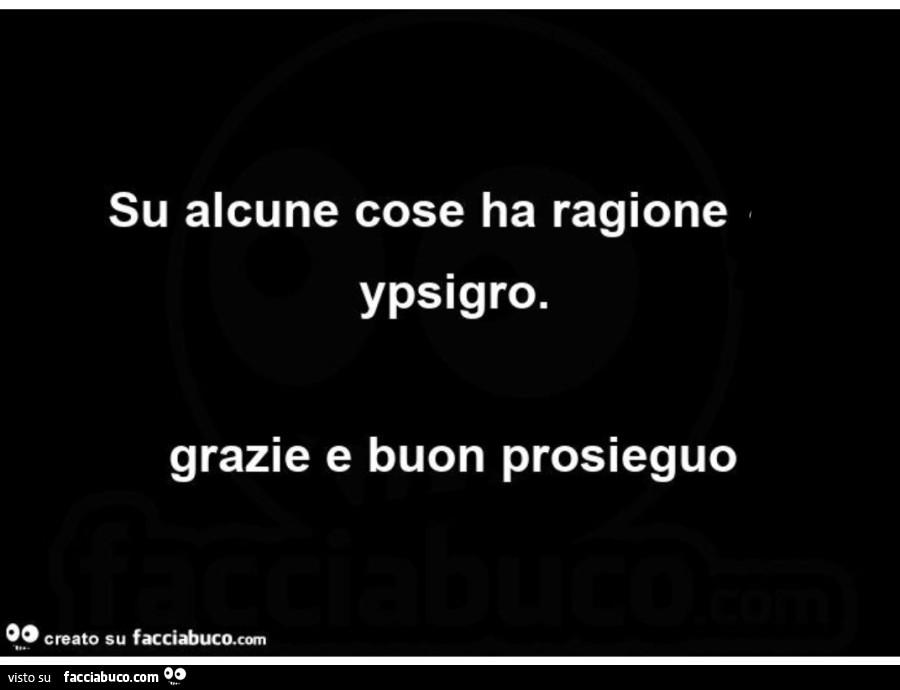 Su alcune cose ha ragione ypsigro. Grazie e buon prosieguo