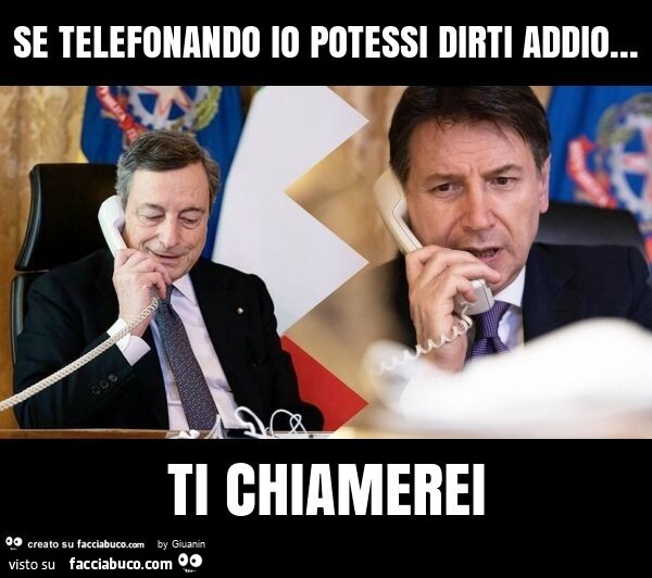 Se telefonando io potessi dirti addio… ti chiamerei
