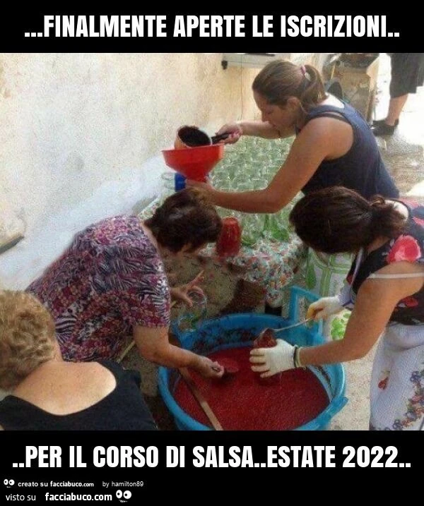 Finalmente aperte le iscrizioni&hellip; per il corso di salsa. Estate 2022