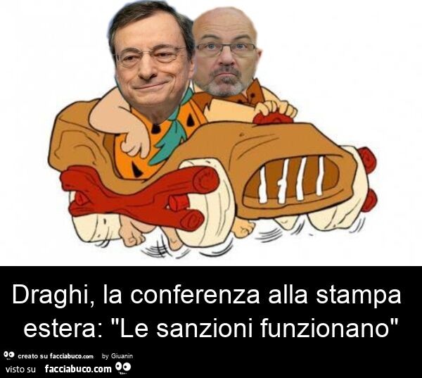 Draghi, la conferenza alla stampa estera: "le sanzioni funzionano"