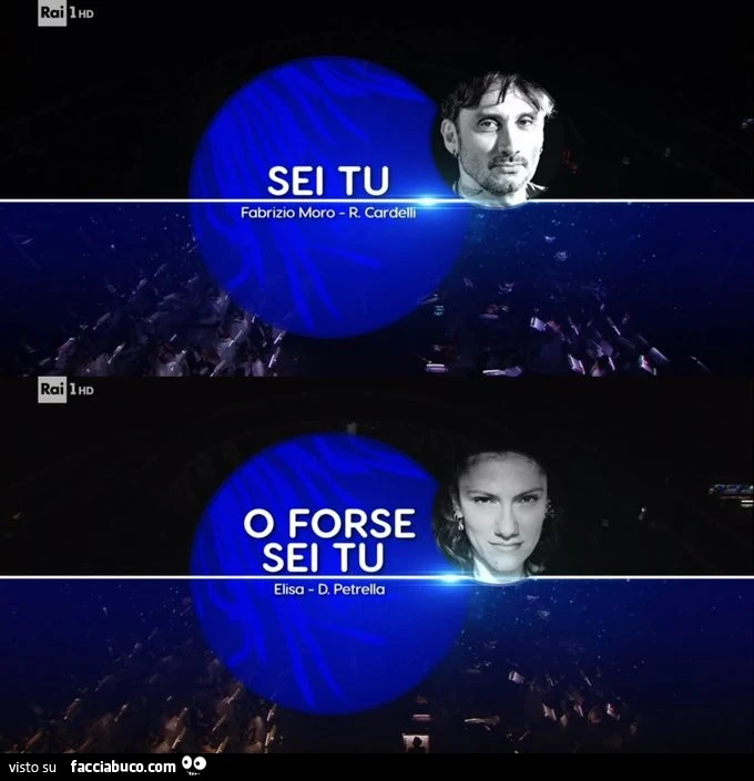 Sanremo 2022 Fabrizio Moro sei tu, Elisa o forse sei tu